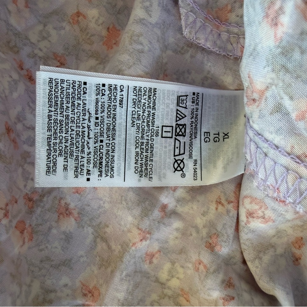 Old Navy Floral Mini Dress Women’s XL NWT Lightweight Summer Dress - Picture 8 of 8